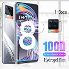 Гидрогелевая пленка для экрана и камеры oppo realme 8