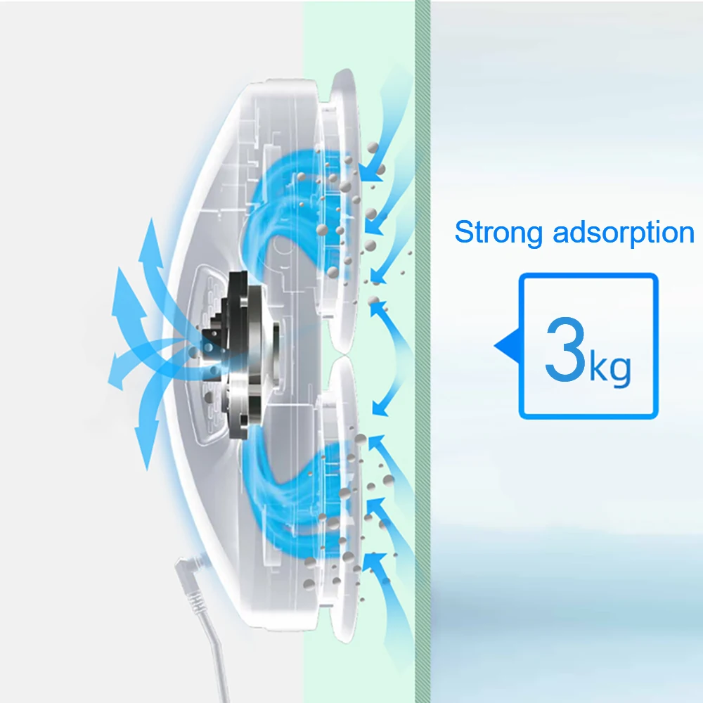 Window Cleaner Robot Electric Intelligent Remote Control Vacuum Automatic Water Sprey Anti-falling | Бытовая техника