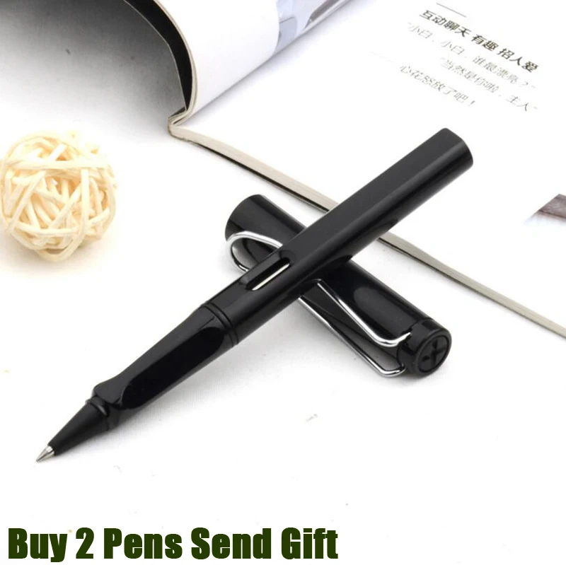 Roller Pen Black Брендовая Шариковая ручка для бизнеса Safari, хорошее качество, шариковая ручка для студентов, купить 2 ручки, отправить подарок - Цвет: Roller Pen Black