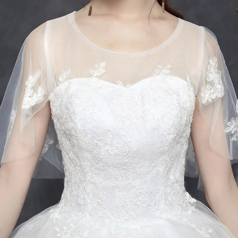 Gryffon свадебное платье классическое бальное элегантное короткое рукав &quotлетучая