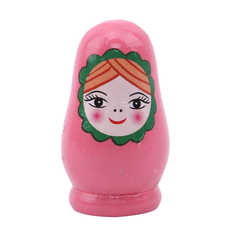 

5/10pcs Wood Matryoshka Paint Girls Wood Russian Nesting Dolls Set Novelty Toys Home Decoration Ornament Gifts Funny Games