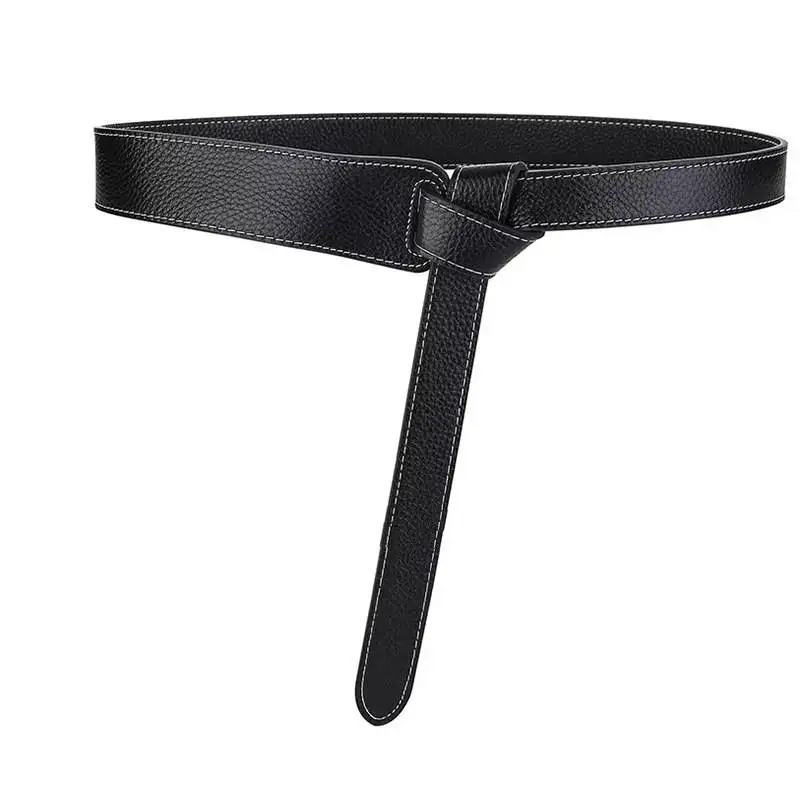 Ins Style Women's Leather Belt With Dress, Coat and Waistband