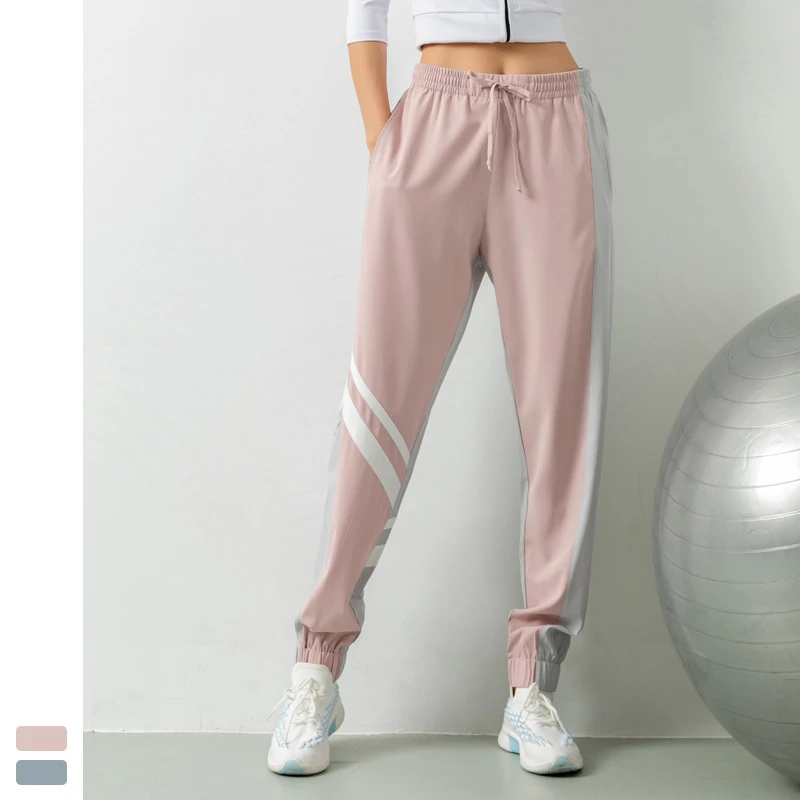 

2021 Gym Yoga Clothes Loose Elastic Leisure Toe Band Training Pants Sports Fitness Pants Women's Running Training