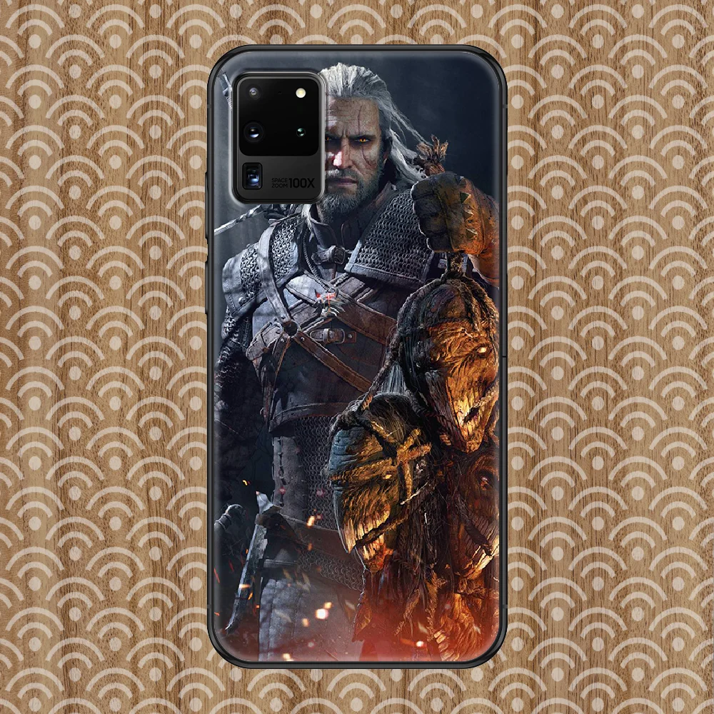 

Witchers Game Phone case For Samsung Galaxy Note 4 8 9 10 20 S8 S9 S10 S10E S20 Plus UITRA Ultra black luxury waterproof soft