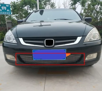 Для Honda Accord 7th 2003-2007 решетка радиатора Передняя Решетка Алюминиевая