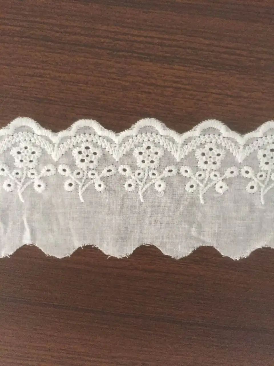 10 ярдов/партия хлопковые кружевные занавески с волнистыми краями 5 см | Дом и сад