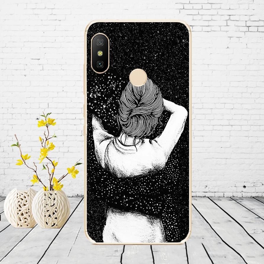 F28 Силиконовый чехол для Xiaomi mi A2 LITE, чехол с полной защитой, мягкая задняя крышка из ТПУ, чехол для телефона s для Xio mi A2 LITE, бампер - Цвет: F28