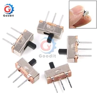20pcs ss12d00g3 slide switch 2 position spdt 1p2t 3pin pcb panel mini vertical toggle switches for diy electronic accessories