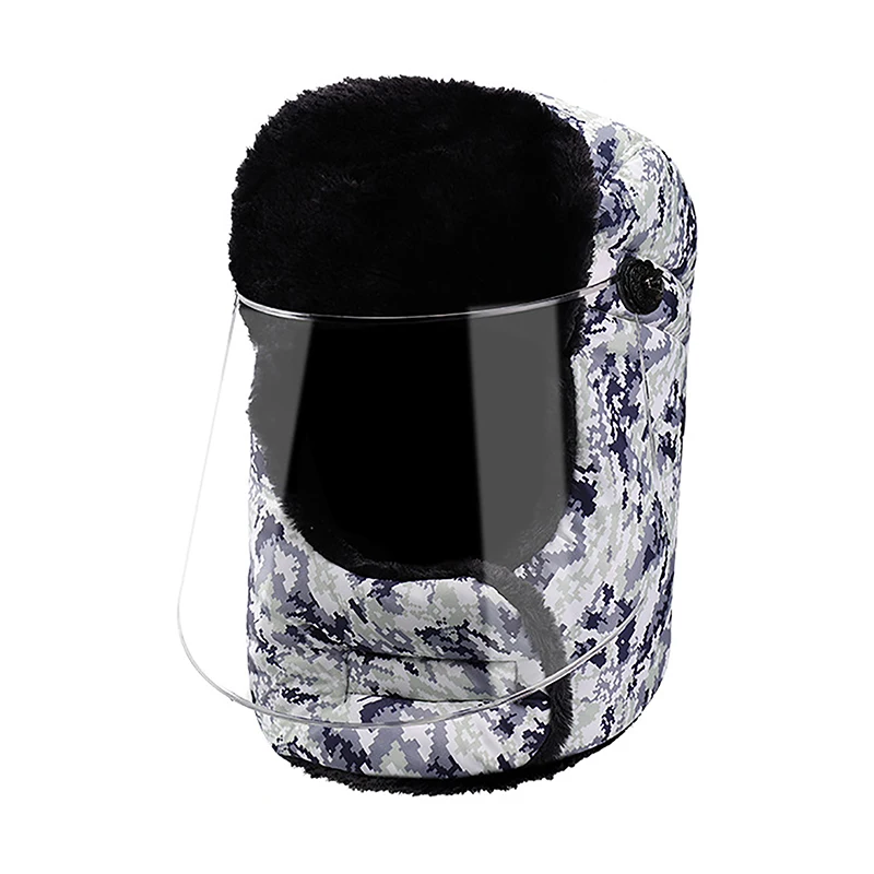 

Womens And Men Knit Beanie Scarf Mask Set Soft Warm Fleece Lined Winter Ski Hat Mask Collar Camouflage Lei Feng Hat Warm