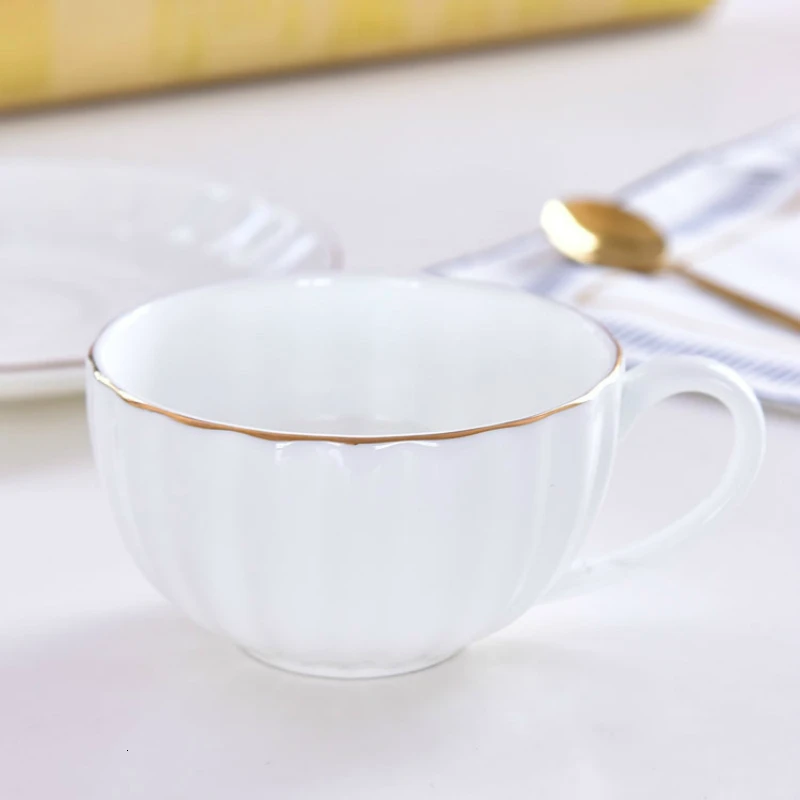 Пномпень Тыква кофейная чашка блюдца европейская керамика для офиса отдыха