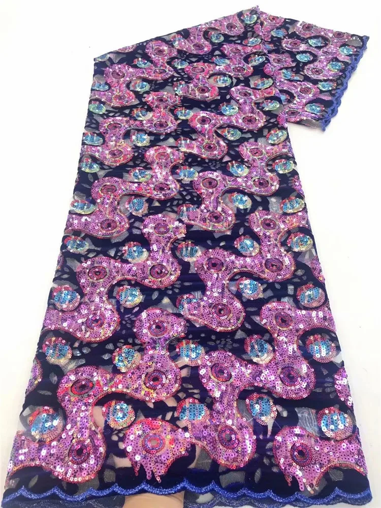 

Горячая Распродажа красивые французские кружевные ткани с 3D вышивкой и блестками, высококачественные корейские кружевные ткани для юбки ...