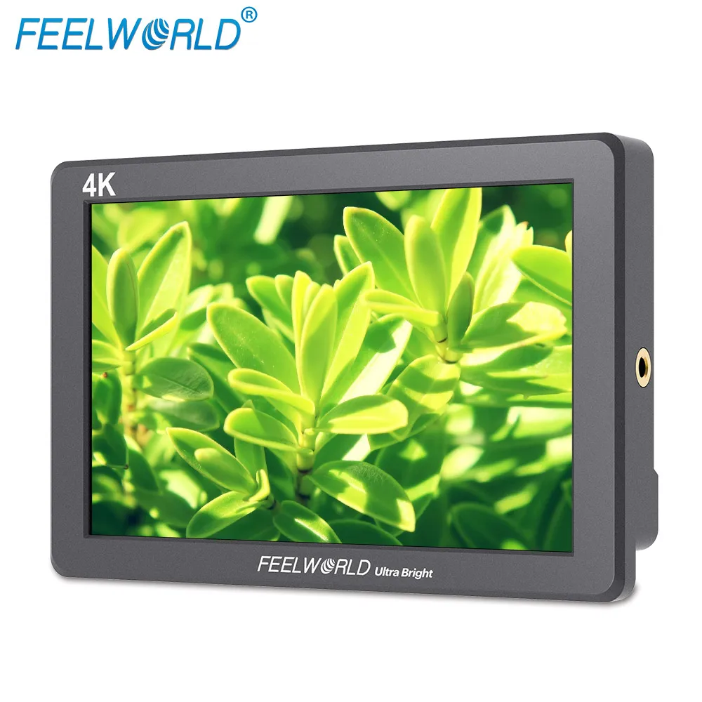 

FEELWORLD P7S 4K Monitor 7Inch 2200nit 3G-SDI on Camera Field DSLR Monitor Aluminum Focus Assist 4K HDMI For Canon Nikon Camera