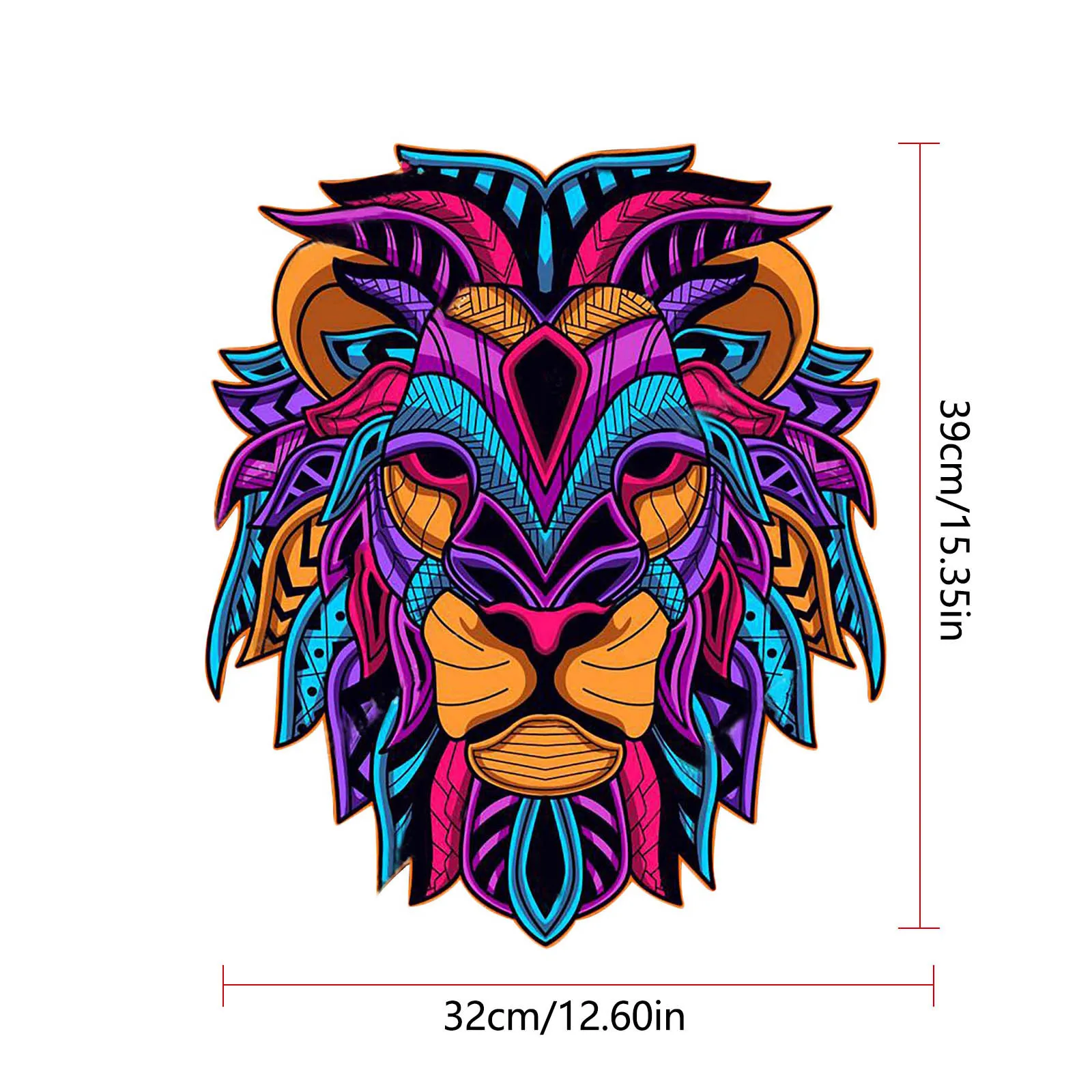 

King Lion Wooden Jigsaw Puzzle Best Gift for Adults and Kids Unique Shape Wooden Jigsaw Pieces Children Educational Toys A20