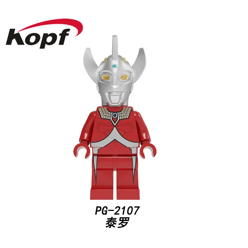 PG2107 Without Box Одиночная строительные блоки Ultraman Diga Altman Baltan Star Explosion пламя ткань фигурки для детей Коллекция игрушки PG8247 - Цвет: PG2107 Without Box