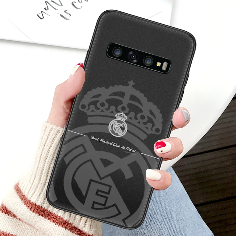 

Cover Real Madrid Club Phone Case For Samsung Galaxy Note S 8 9 10 20 Plus E Lite Uitra black Cell Fashion Back Pretty Bumper
