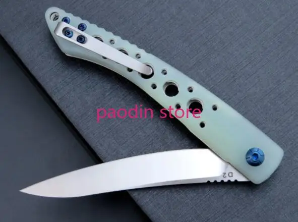 3 цвета EF943 черный складной нож D2 Сталь G10 портативный охотничий Походный Джек для