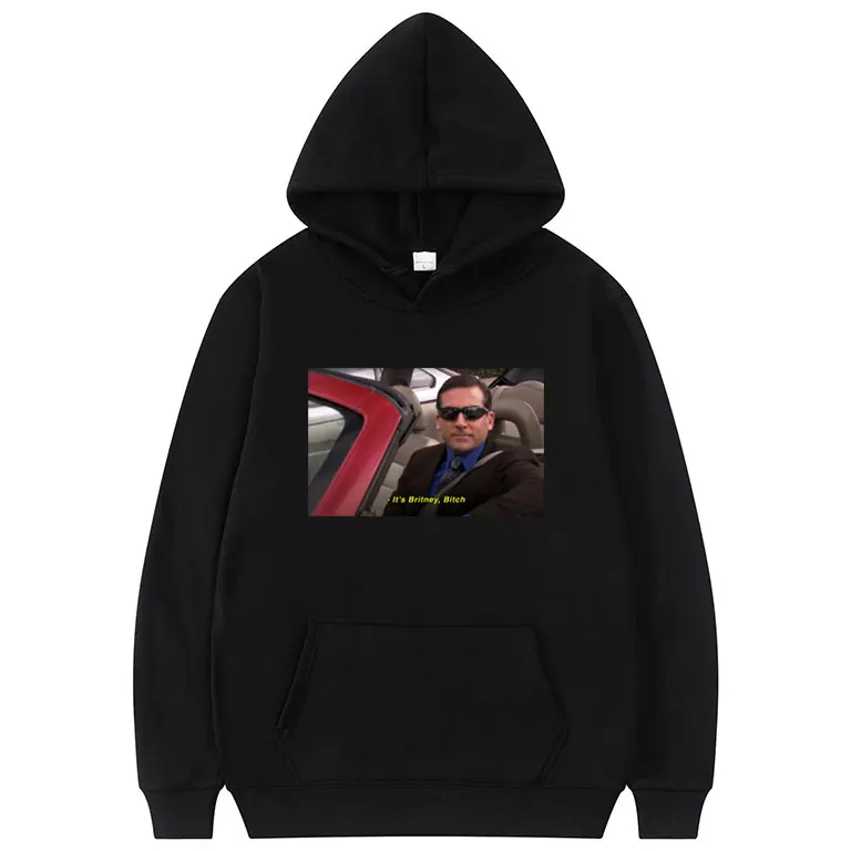 

Michael Scott Homage The Office Men Women Hoodie Tv Series Dwight SchruteJim Halpert Hoodies It's Britney, Bitch! Sweatshirt