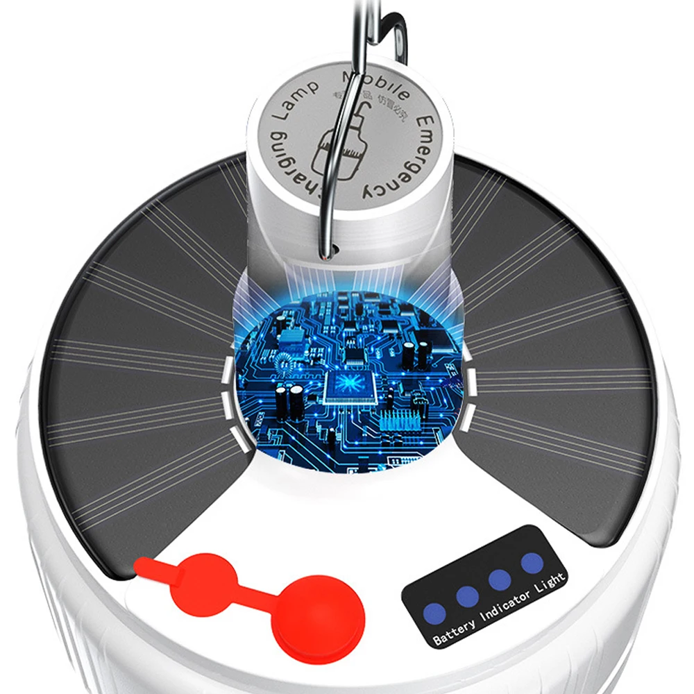 3D Multifunctio светодиодный светильник с солнечной зарядкой энергосберегающая лампа