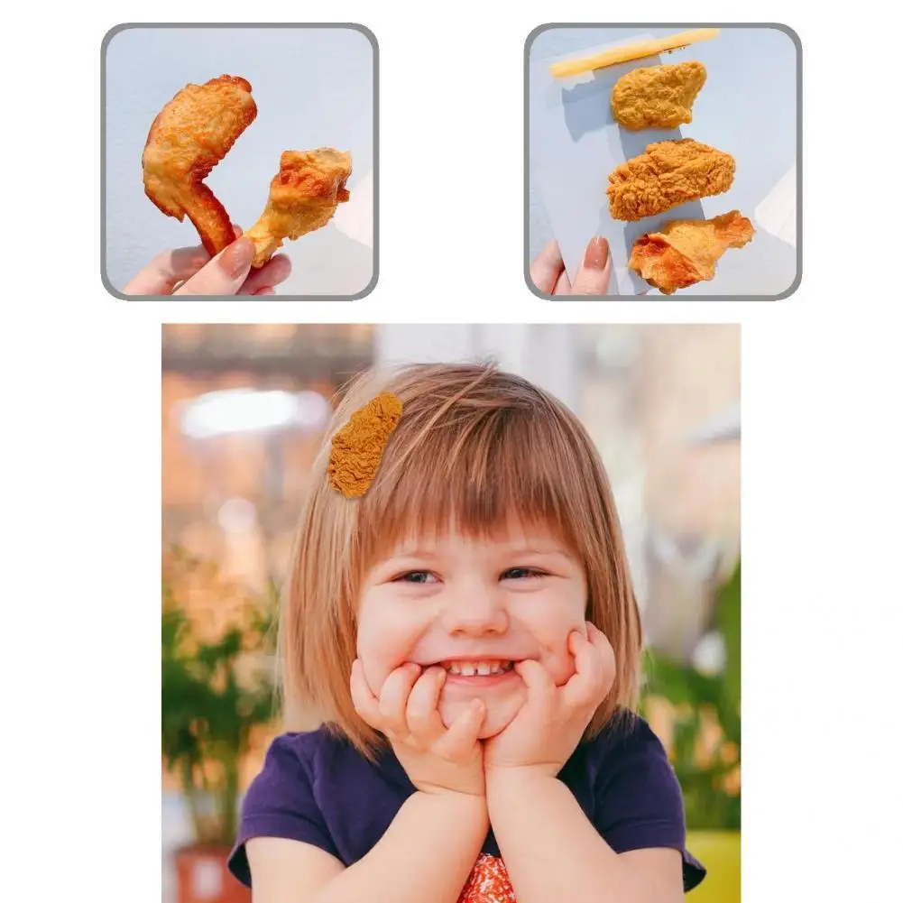 

Great Barrette Delicate Details Lightweight Fake Food Barrette Photography Props Food Hairpin Hair Clip