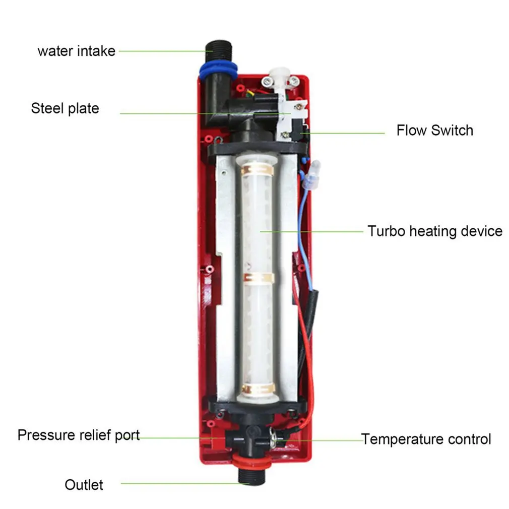 Universal Instant Heating Type Kitchen Po Electric Water Machine for Household Use 3000W High Power Heater | Бытовая техника