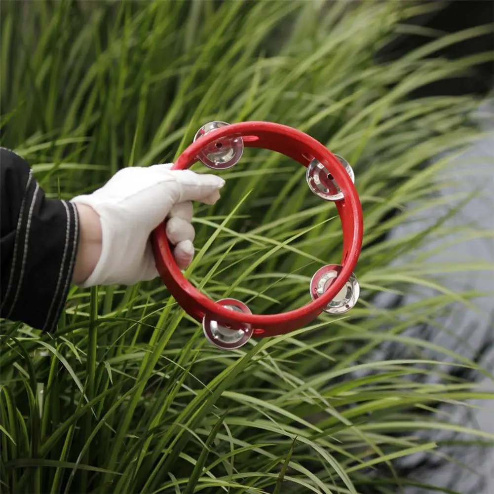 6 шт./компл. Orff деревянный Тамбурины Образовательный музыкальный инструмент