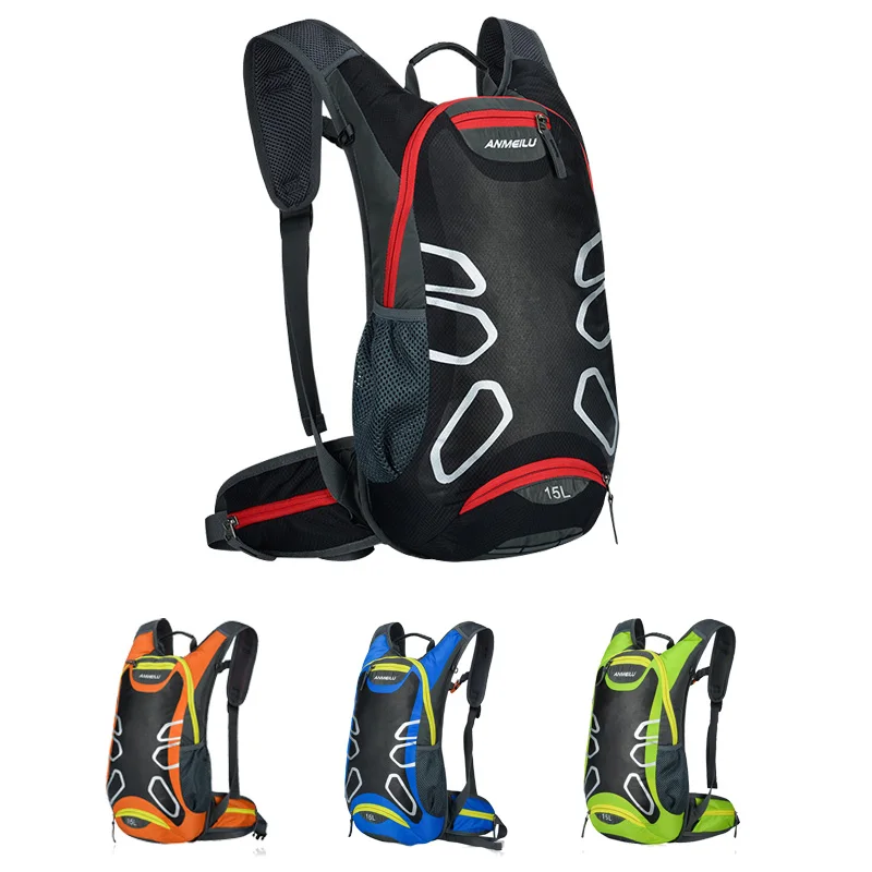 Anmeilu 15L Ultralight Bicycle Backpack Waterproof Cycling Bike Rucksack Men's Outdoor Riding Travel with Rain Cover | Спорт и