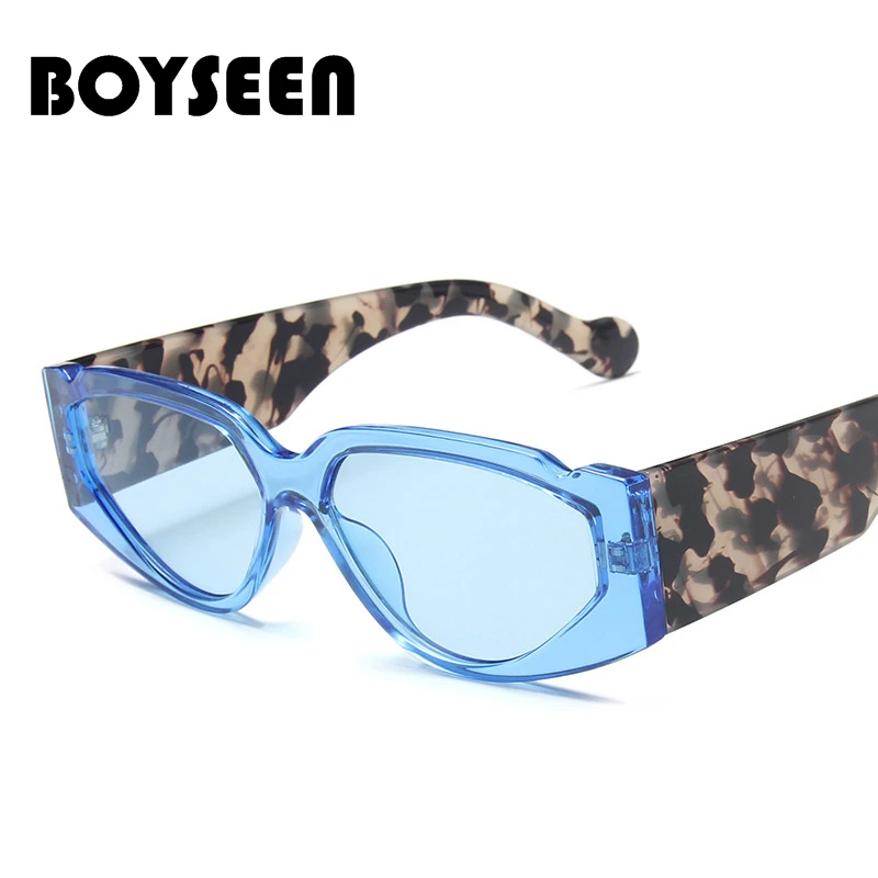 BOYSEEN Новые солнцезащитные очки в маленькой оправе кошачий глаз женские