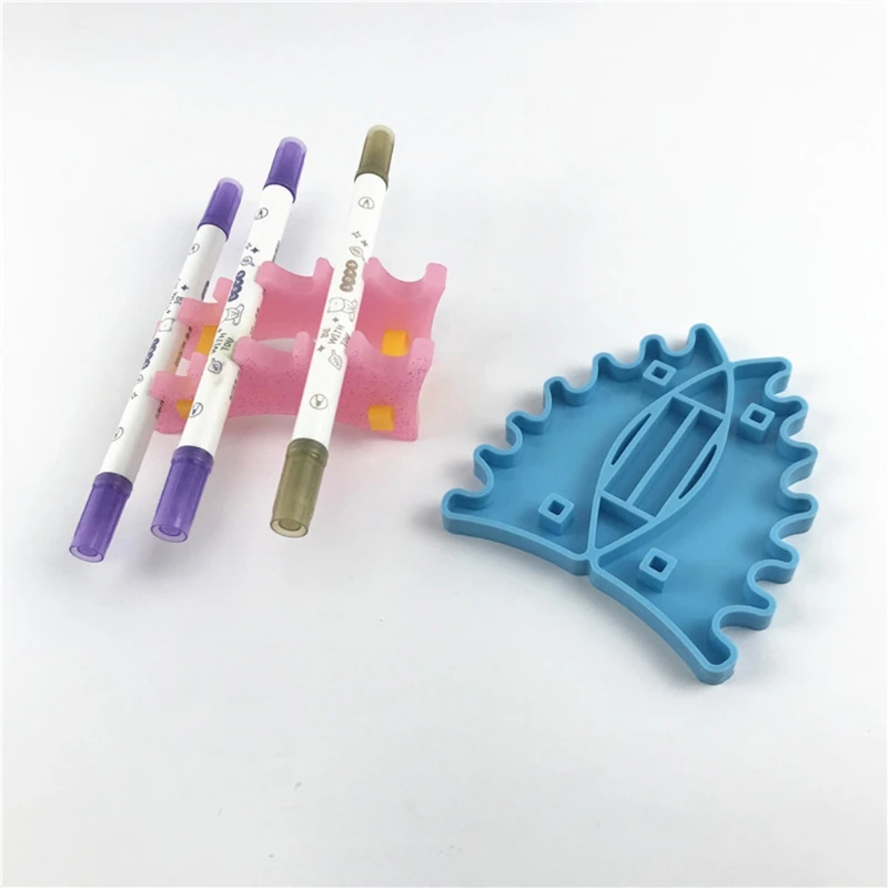 

Epoxy Resin Mold Pen Holder Mold Storage Box Pencil Holder Stand Rack Casting Silicone Mould DIY Crafts Jewelry Home Decor