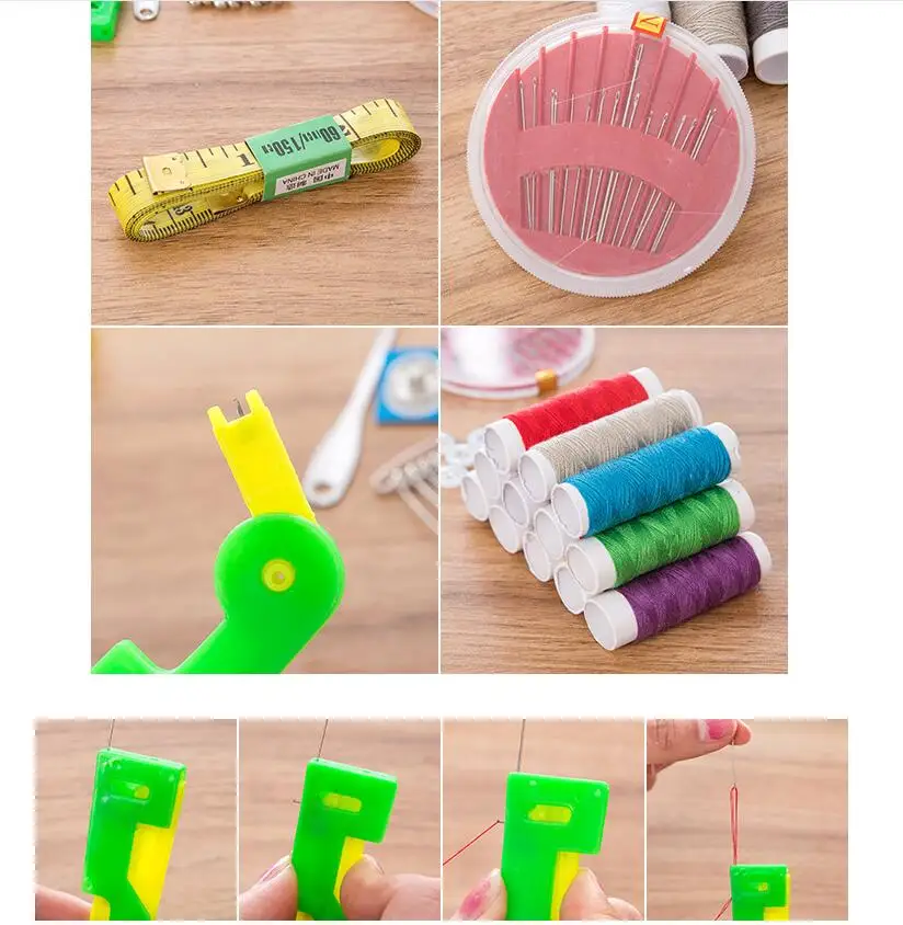 Женский набор из 10 предметов практичная домашняя швейная коробка нить для шитья