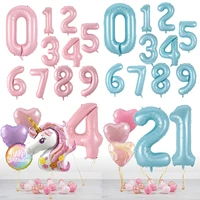 40inch big size aluminum foil balloons pearl pink blue birthday party christmas valentines day decorations wedding babyshower