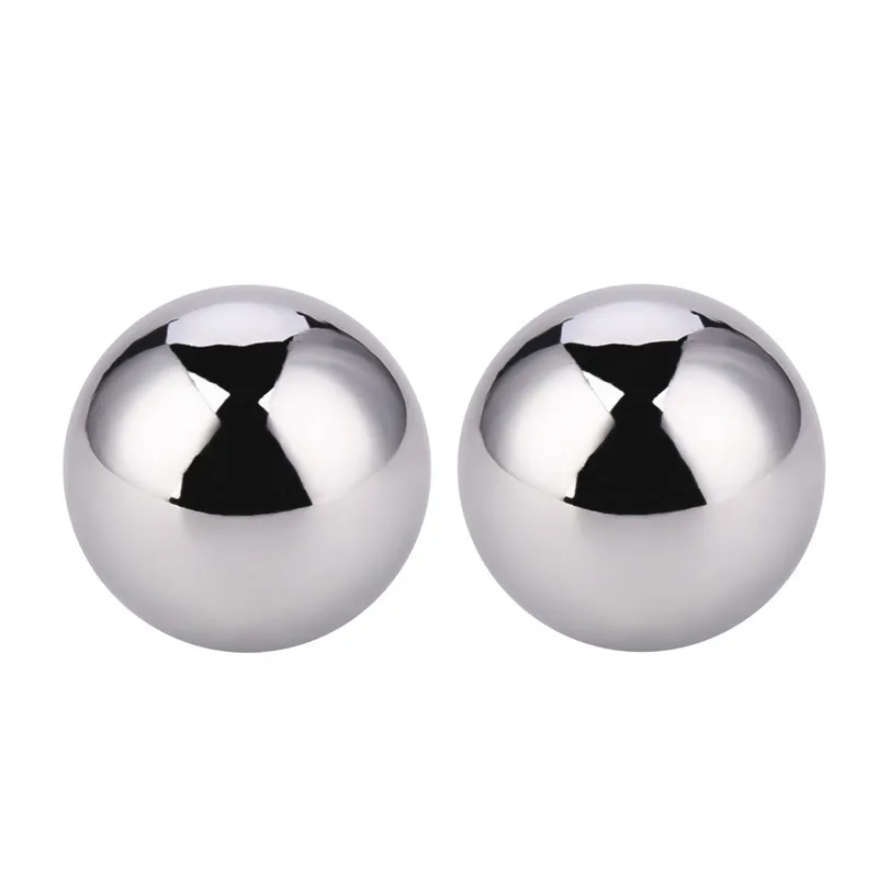 

2 Pcs Baoding Balls Metal Therapy Massage Ball Chinese Health Exercise Stress Ball For Hand Brain Exercise with Storage Box 39mm