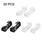 Зажимы для намотки кабеля, 20 шт., самоклеящиеся, гибкие, для кабеля Наушники в форме мыши
