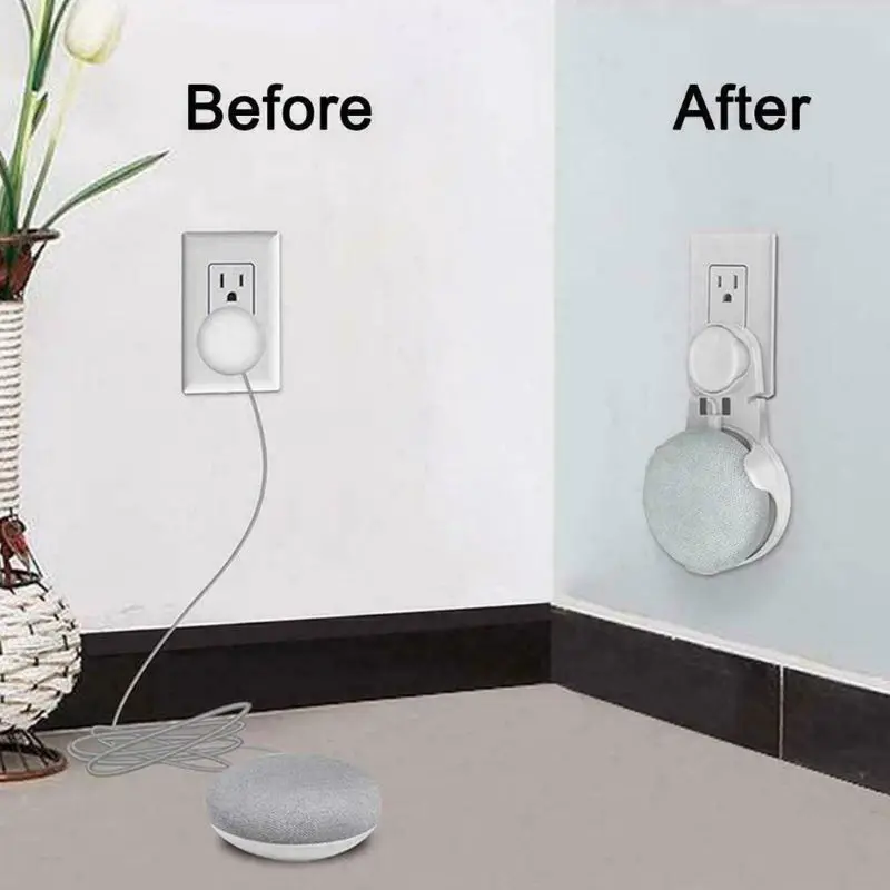 Розетка подставка для настенного монтажа кронштейн вешалка держатель Google Home