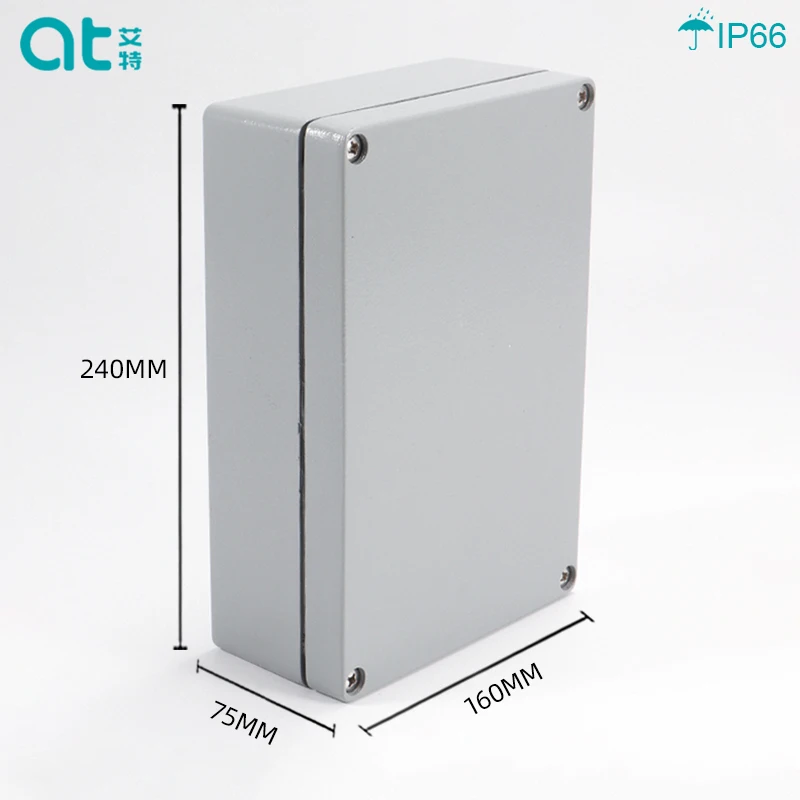 Водонепроницаемый Литой алюминиевый распределительный ящик IP66 металлический