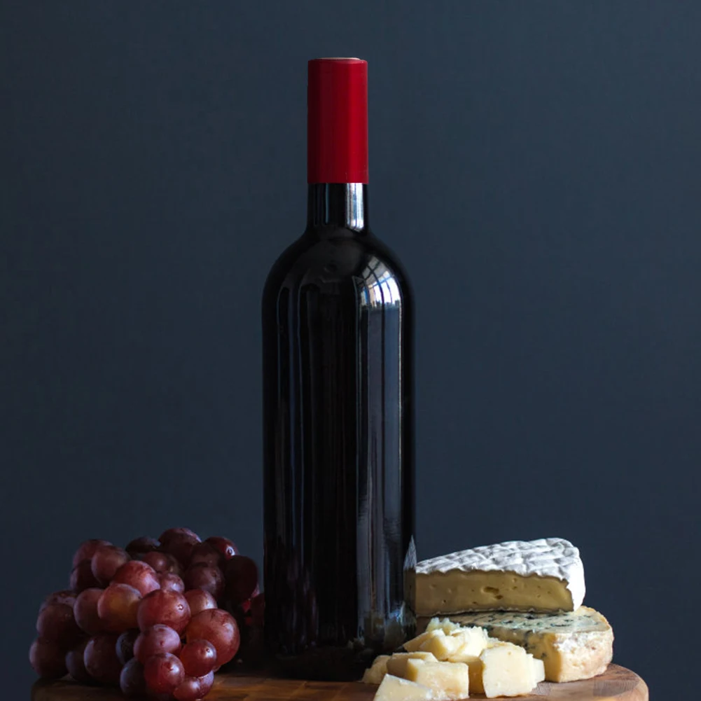 

50pcs Wine Bottle Heat Shrink Capsules Plastic Caps Wine Cellars Bottle Shrink Film Shrinkable Sealing Cap Brewing Bar Tools