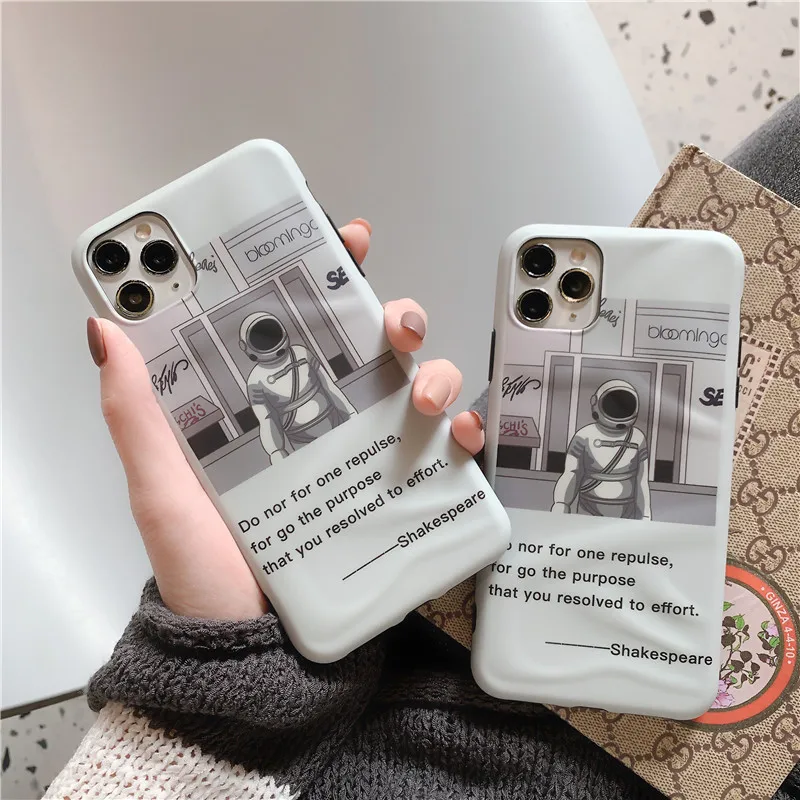 Чехол для iPhone 8Plus X чехол с изображением космонавта милый 11 Pro Max se 2020 откидной