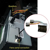 car radio iso adapter switch cable for opel astra h corsa c antara combo meriva zafira for vauxhall agila movano