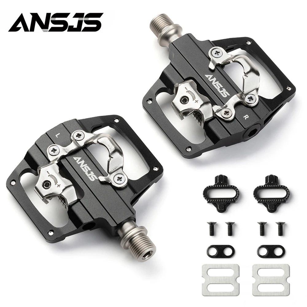 Велосипедные педали ANSJS Нескользящие для горных велосипедов плоская платформа