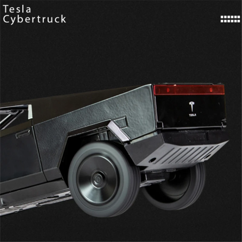 Модель автомобиля-пикапа Tesla Cybertruck 1/24 из сплава литые металлические игрушки