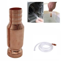1 pcs red copper siphon filler oil pump manual oil suction pipe fittings siphon connector drive equipment