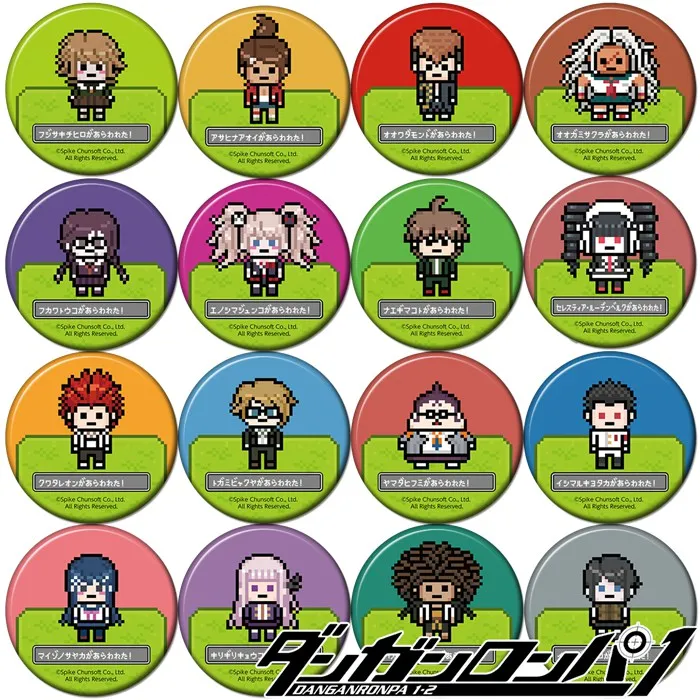 Аниме Danganronpa Naegi Makoto джунко эношима Yasuhiro Hagakure 58 мм фигурка значок круглая брошь