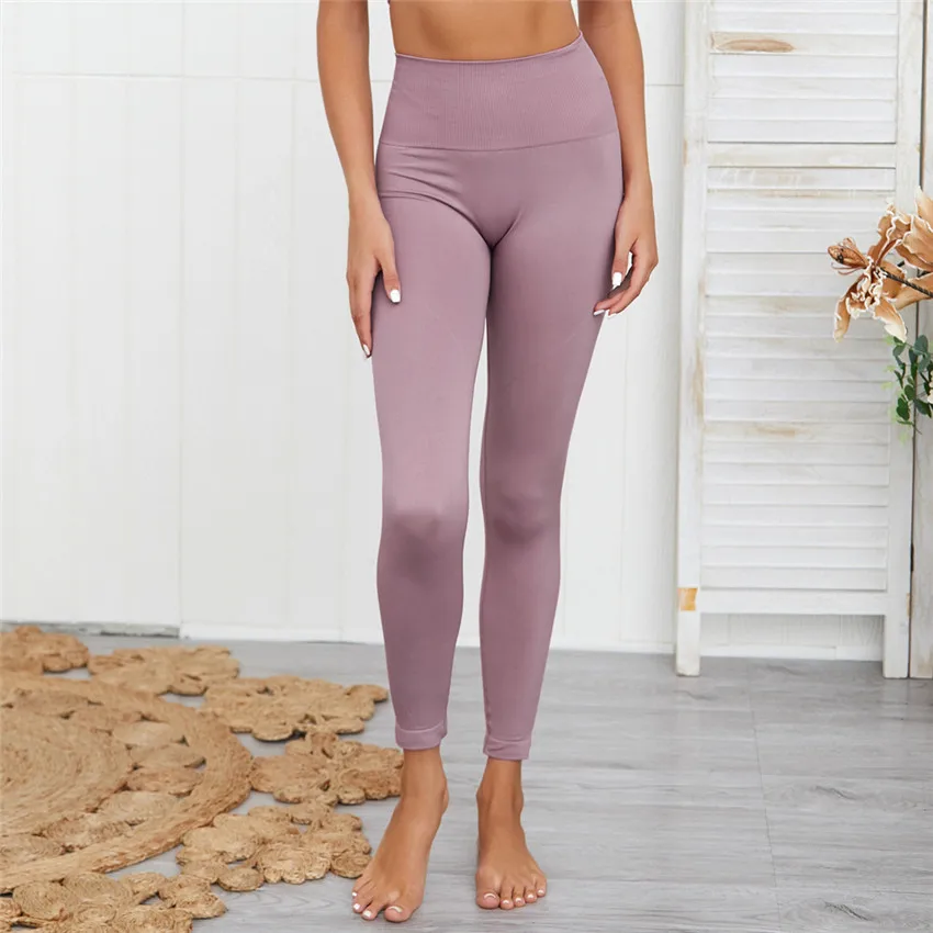 CB95 dark pink pant Женский бесшовный спортивный костюм из 2 частей, женский укороченный бюстгальтер+ длинные штаны, спортивный костюм для фитнеса, женская одежда - Цвет: CB95 dark pink pant