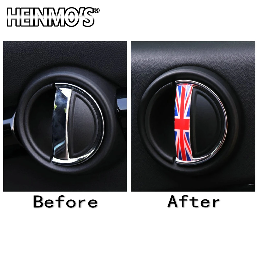 For Mini Cooper F54 F55 F56 F57 F60 Car Inner Pull Door Handle Sticker Decoration Styling JCW Countryman Clubman | Автомобили и