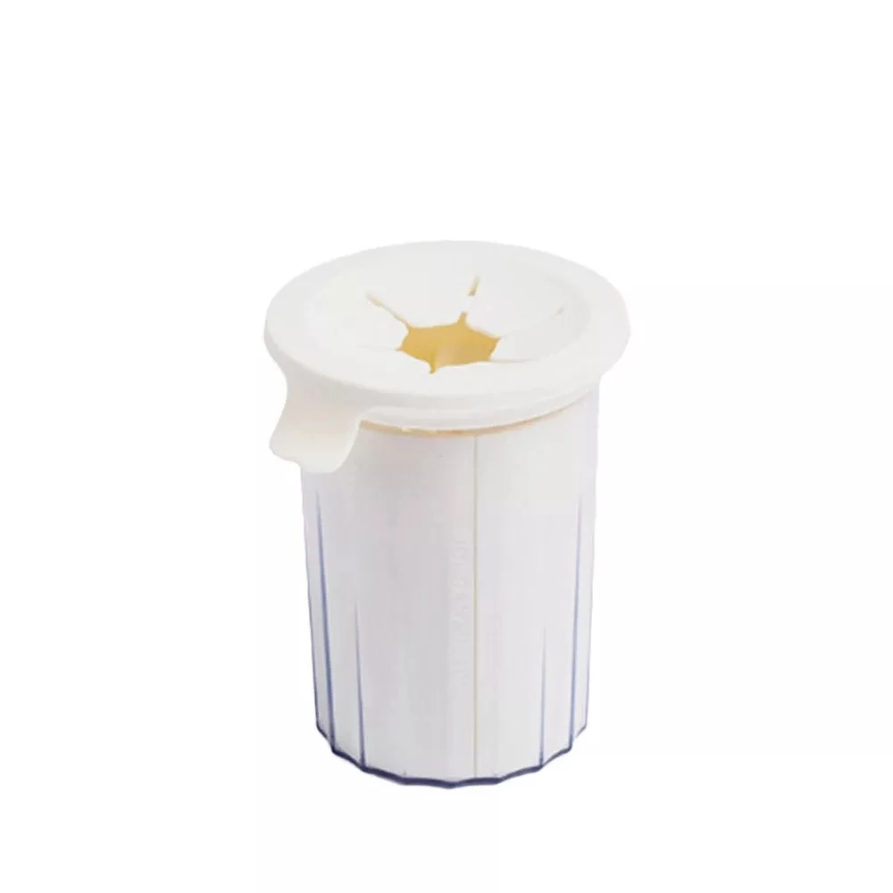 Warm White Портативный очиститель лап для домашних животных Xiaomi Jordan Judy Мягкая силиконовая щетина щетка для чистки домашних животных 360 градусов Инструменты для быстрой чистки лап - Цвет: Warm White