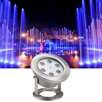 waterproof fountai light led ip68 pond lights 304 stainless steel underwater fountain lamp rgb ac12v 6w outdoor landscape lights