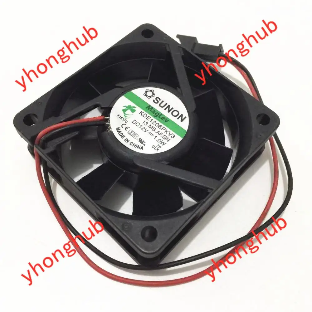 SUNON KDE1206PKV3 13.miss AF.GN DC 12 В 1 0 Вт 60x60x20 мм вентилятор охлаждения сервера|square fan|sunon