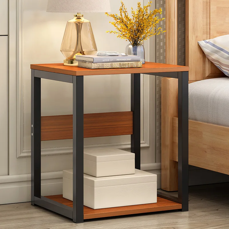 Простой прикроватный столик простой современный эконом шкафчик для хранения в