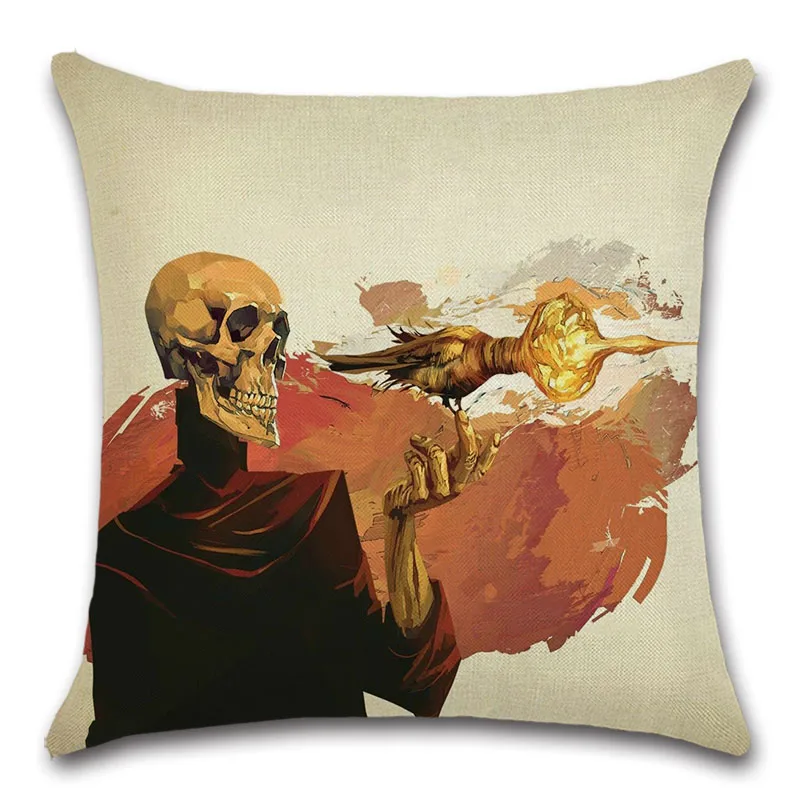Череп пиратский панк dead art Хэллоуин Декор Наволочка декоративная домашняя