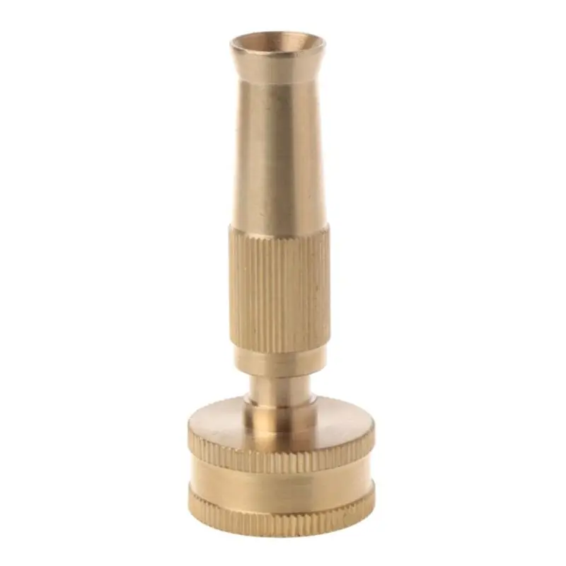 

High Pressure Hose Spray Nozzle Gold Brass Spray Head Water Hose Nozzle Sprayer for Garden Irrigation Tools