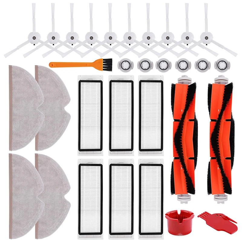 

Accessories Kit for Xiaomi Roborock S6 MaxV S6 Pure S6 E4 S5 S5 Max E35 E25 E20 S50 S51 Robotic Vacuum Cleaner Parts